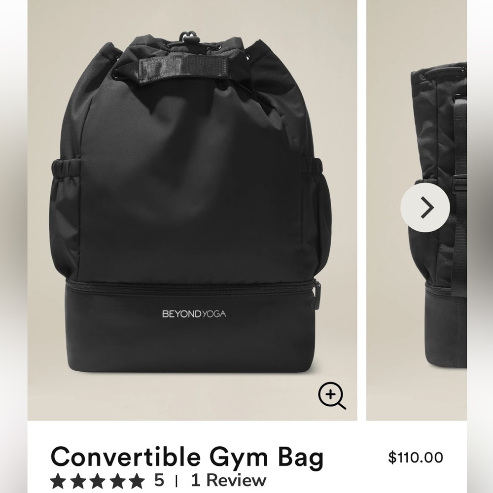 BEYOND YOGA Convertible bag- brand new!